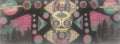 Pink n blue skull eye stu